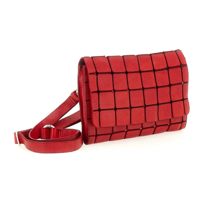 C040640N Lacer Cut Leather Cross Body Bag