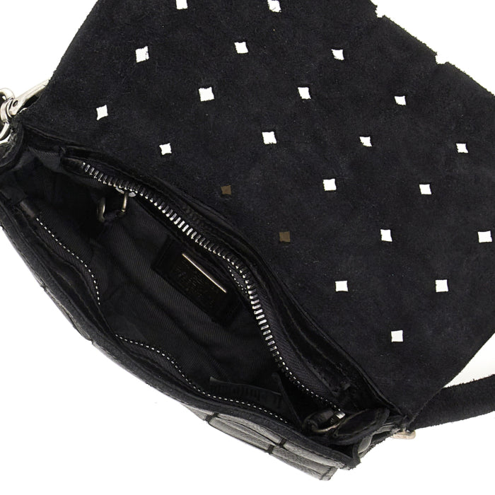 C040640N Lacer Cut Leather Cross Body Bag