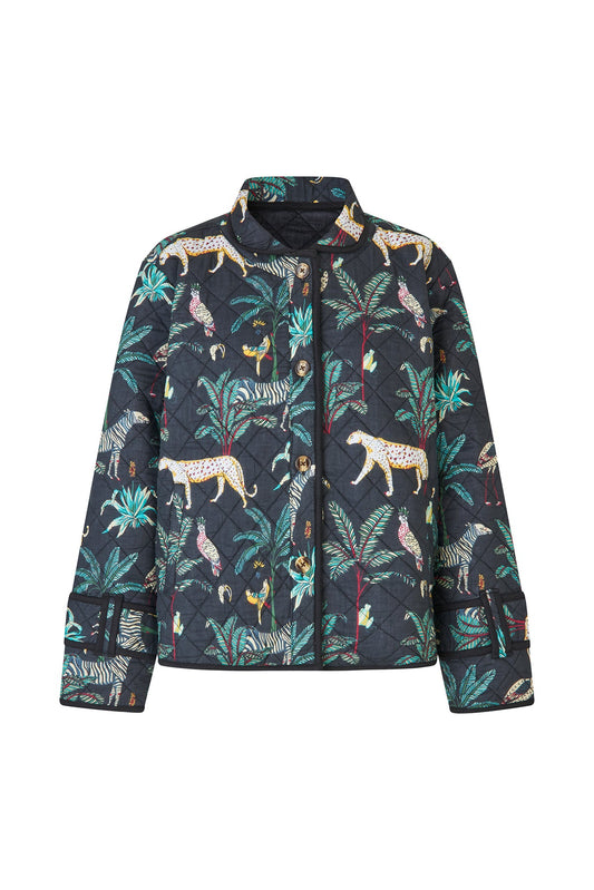 ViolaLL Quilted Jacket Washed Black