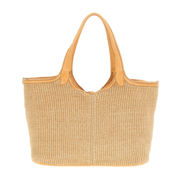 40942ND Straw Shopper Bag Beige
