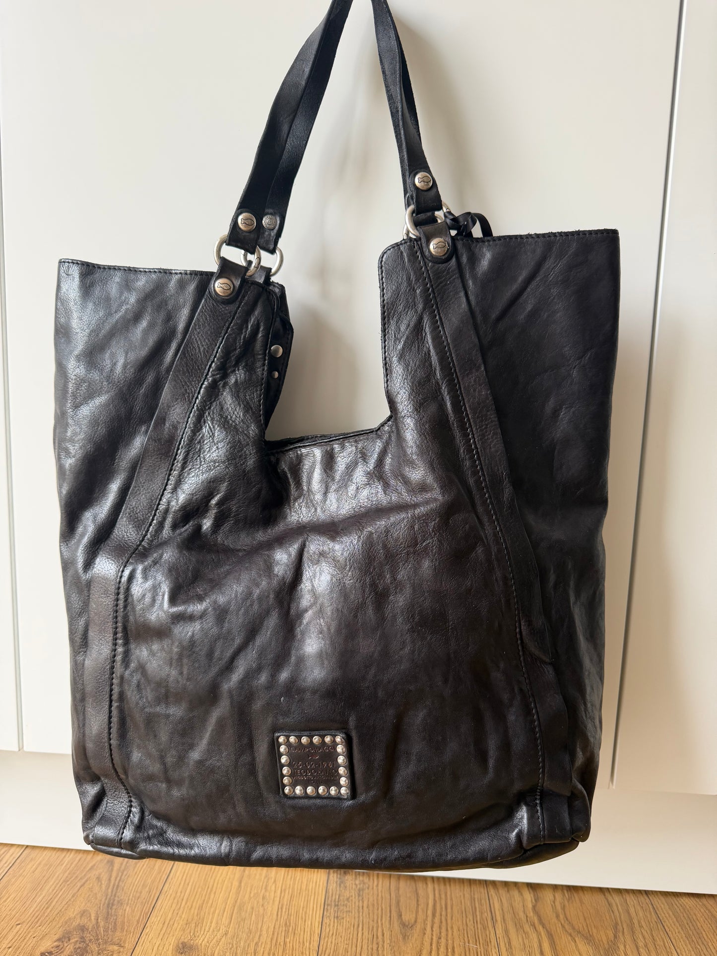 Camelia - Studded Statement Handbag Black
