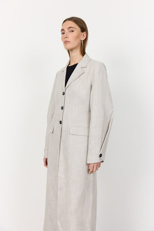 LR-Kenya 2 Long Blazer Light Sand