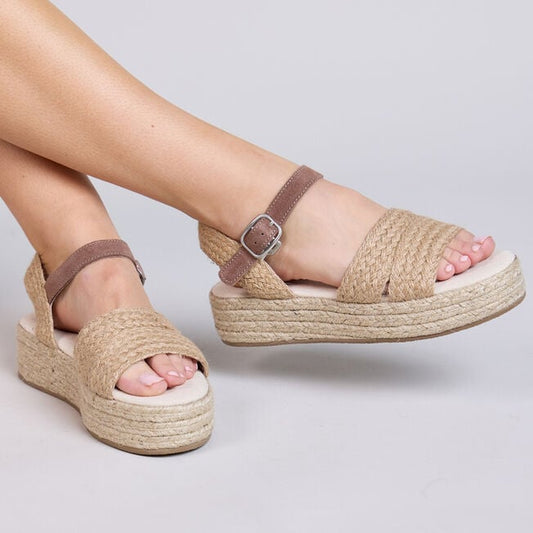 Mackenzie Jute Wrapped Sandal Natural