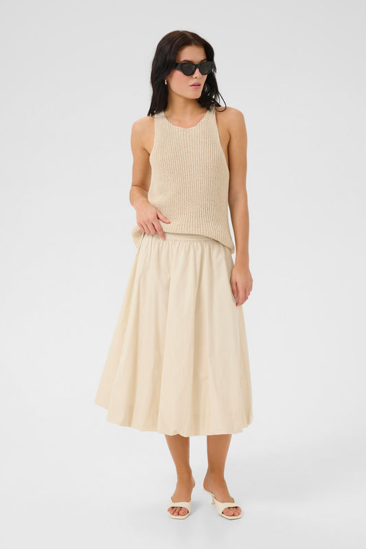 SunnaMW Baloon Skirt Almond Milk