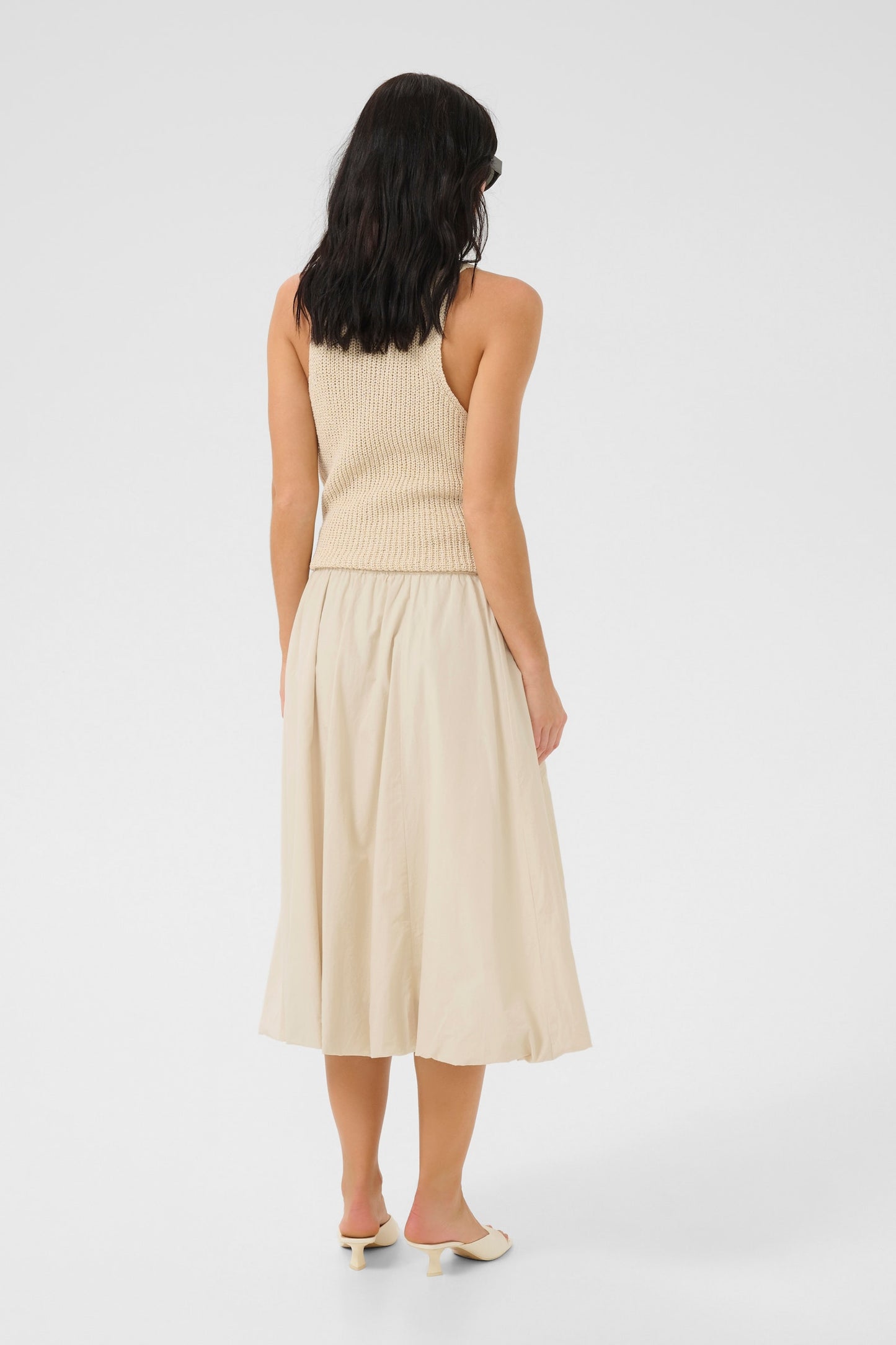 SunnaMW Baloon Skirt Almond Milk