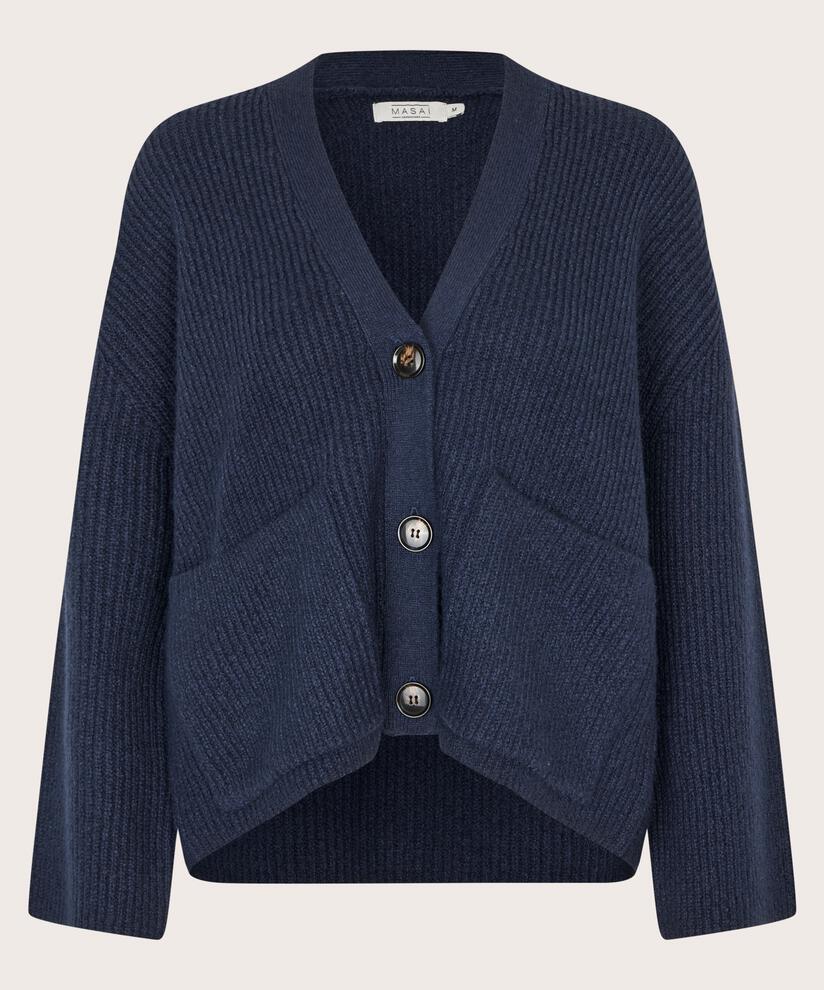 MaLexie Knit Cardigan Navy Blazer