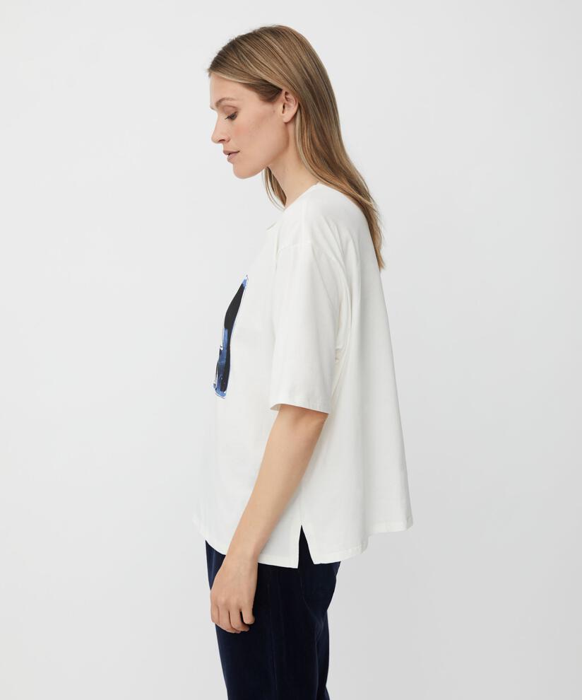 MaDoreann Printed T-shirt Jet stream