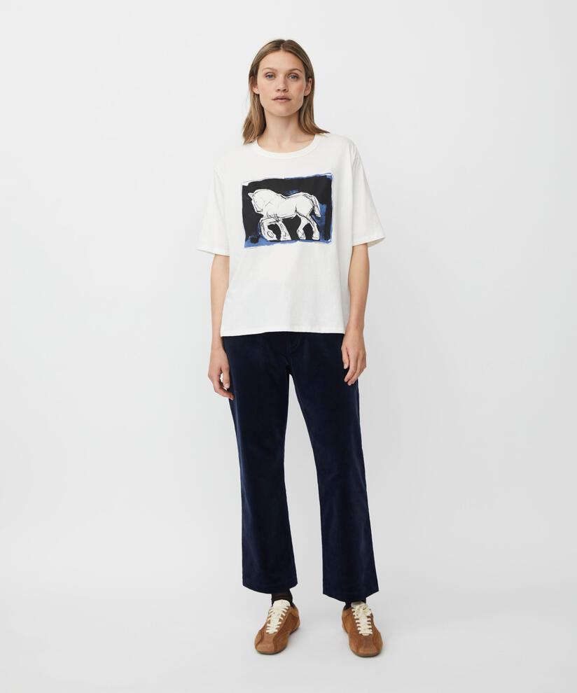 MaDoreann Printed T-shirt Jet stream