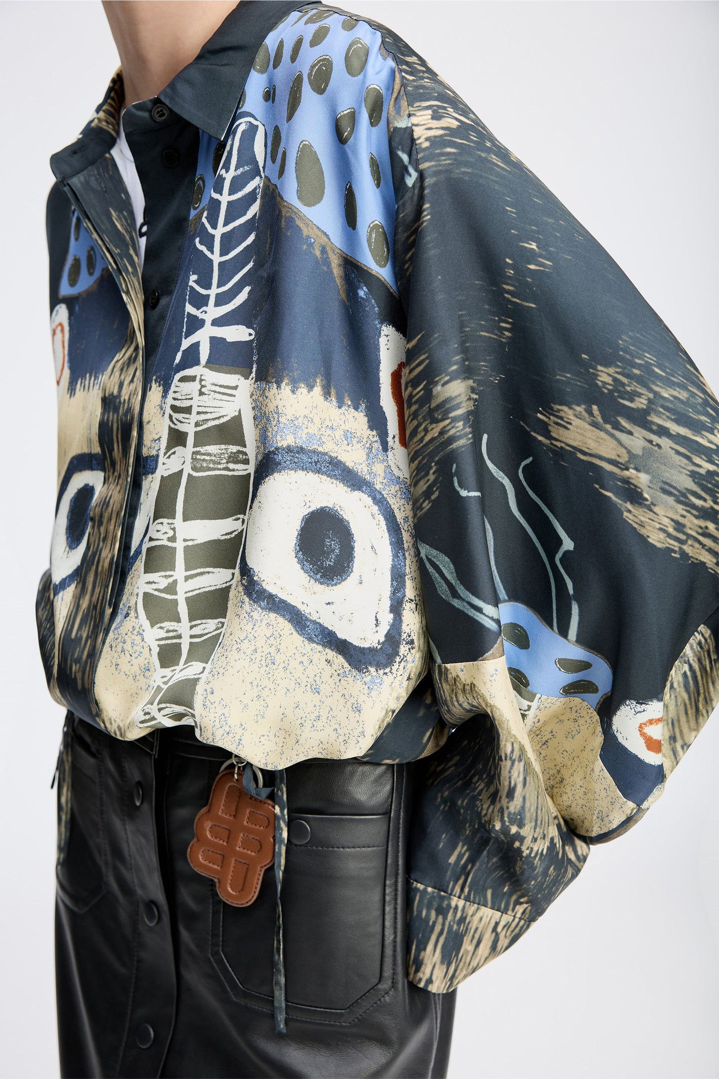 Loasta Printed Blouse Black