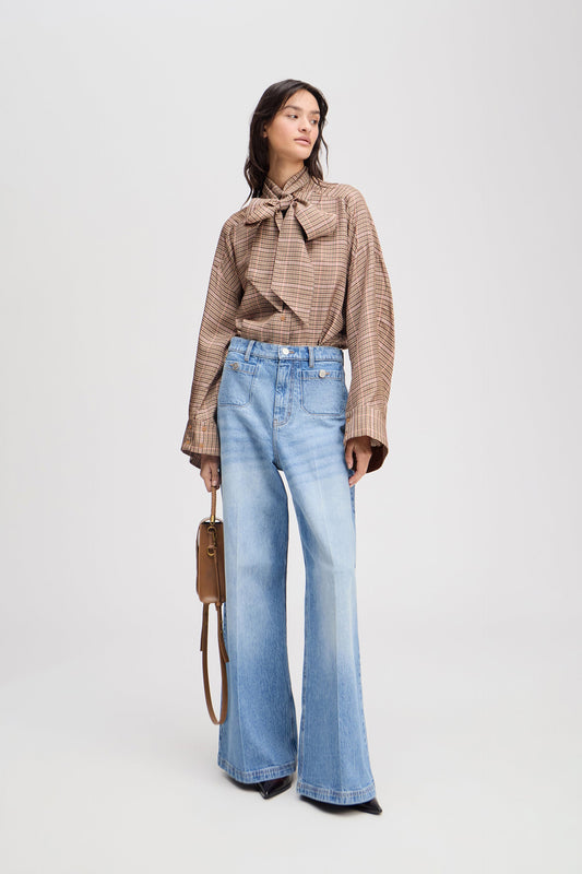 Lodwar Wide Leg Jeans Light Blue