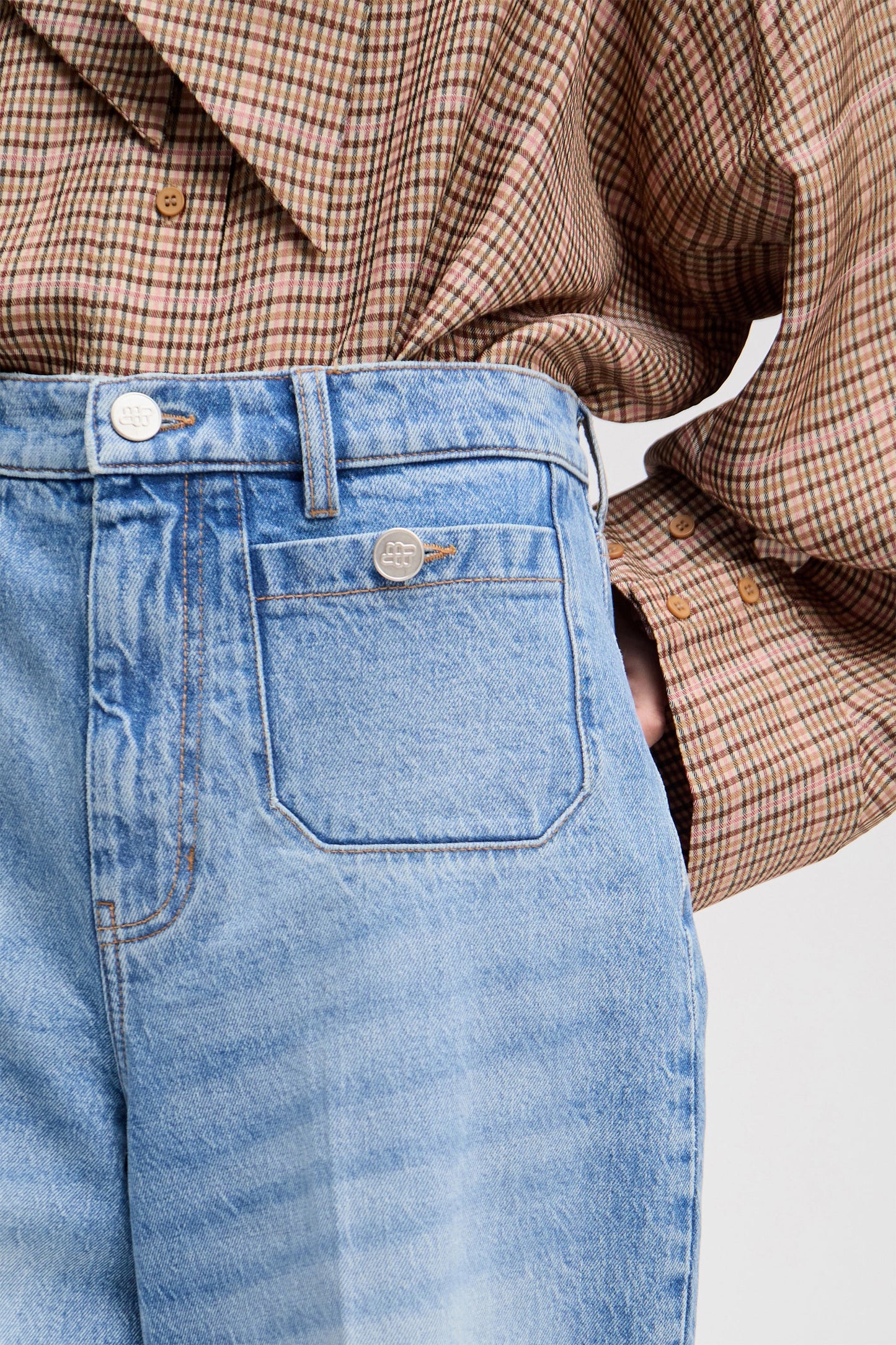 Lodwar Wide Leg Jeans Light Blue