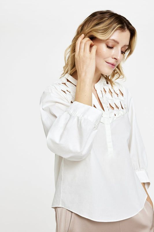 Carmen Blouse White