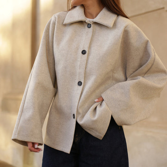 TyraDE Jacket Ivory Melange