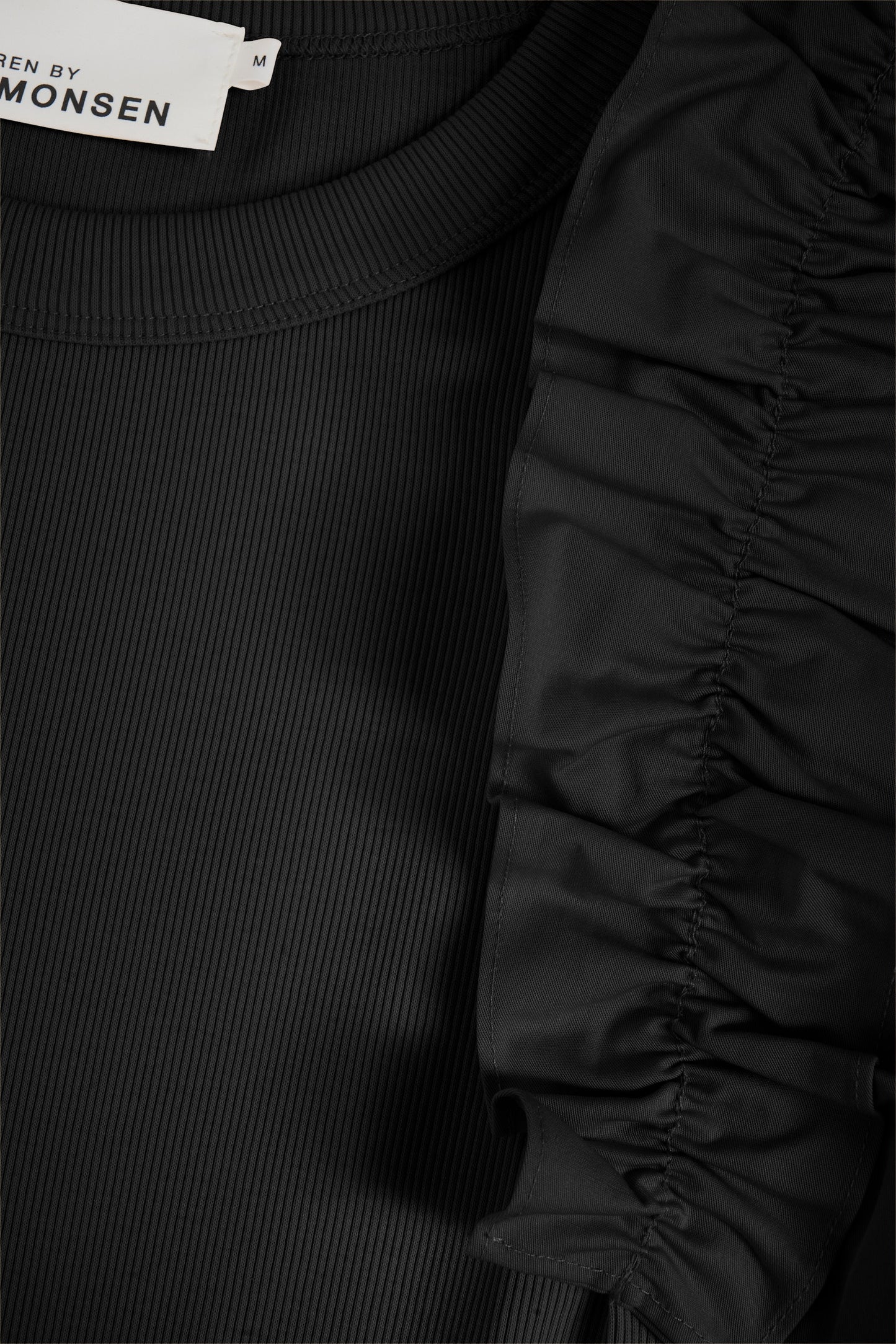 OdaKB Tank top with Frills Black