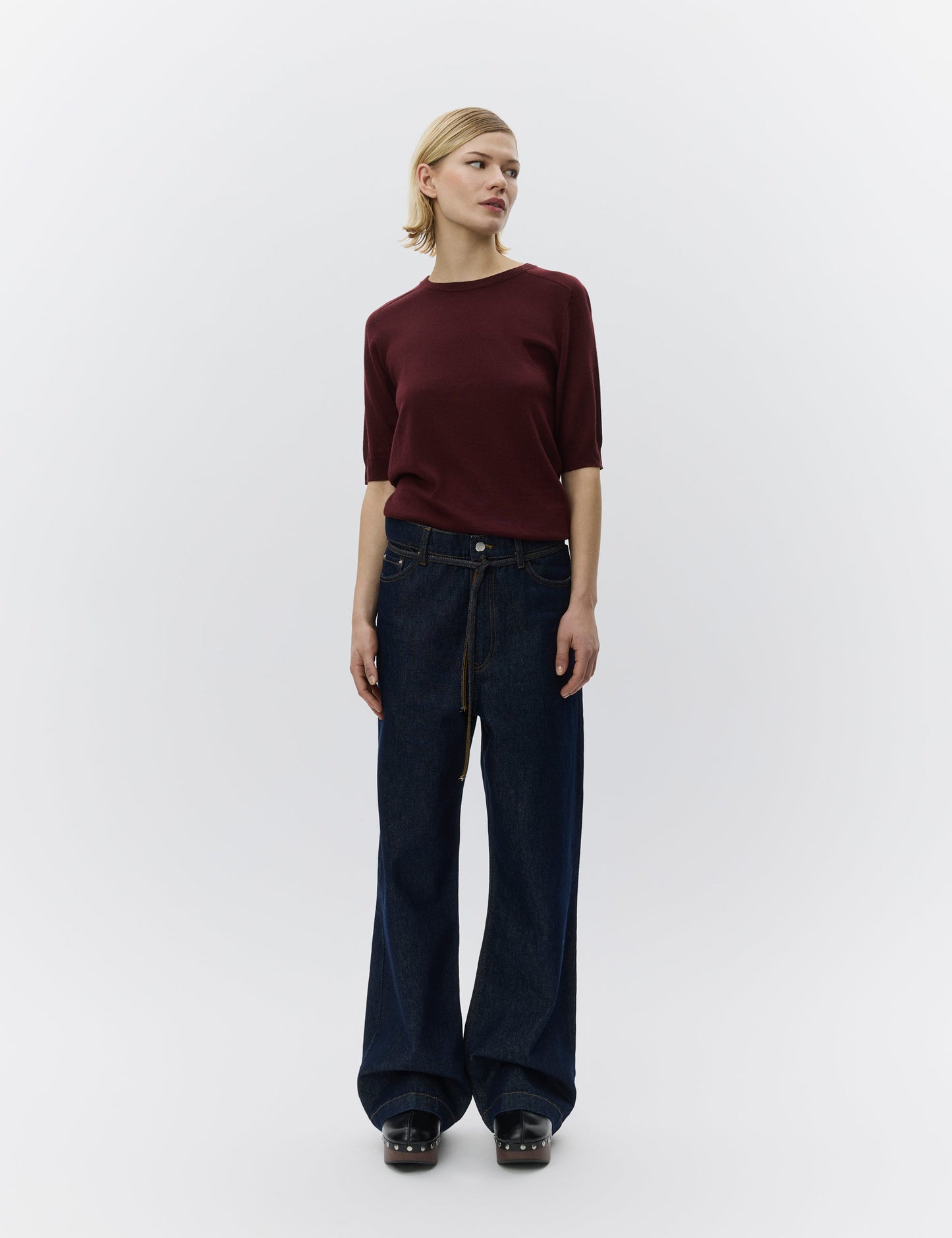 Elija Straight Leg Jeans Unwashed Blue