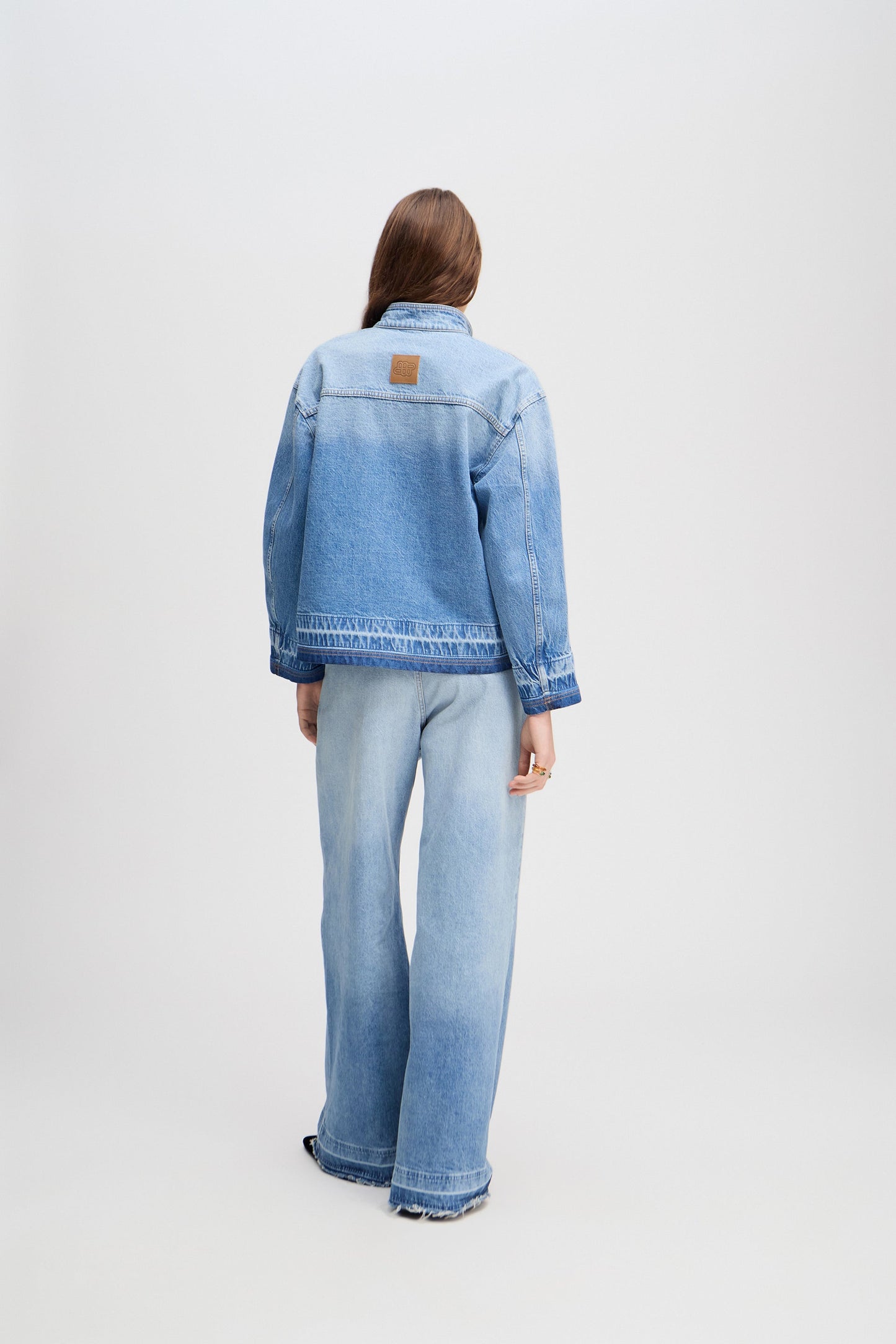 Luxa Denim Blouse Light Blue