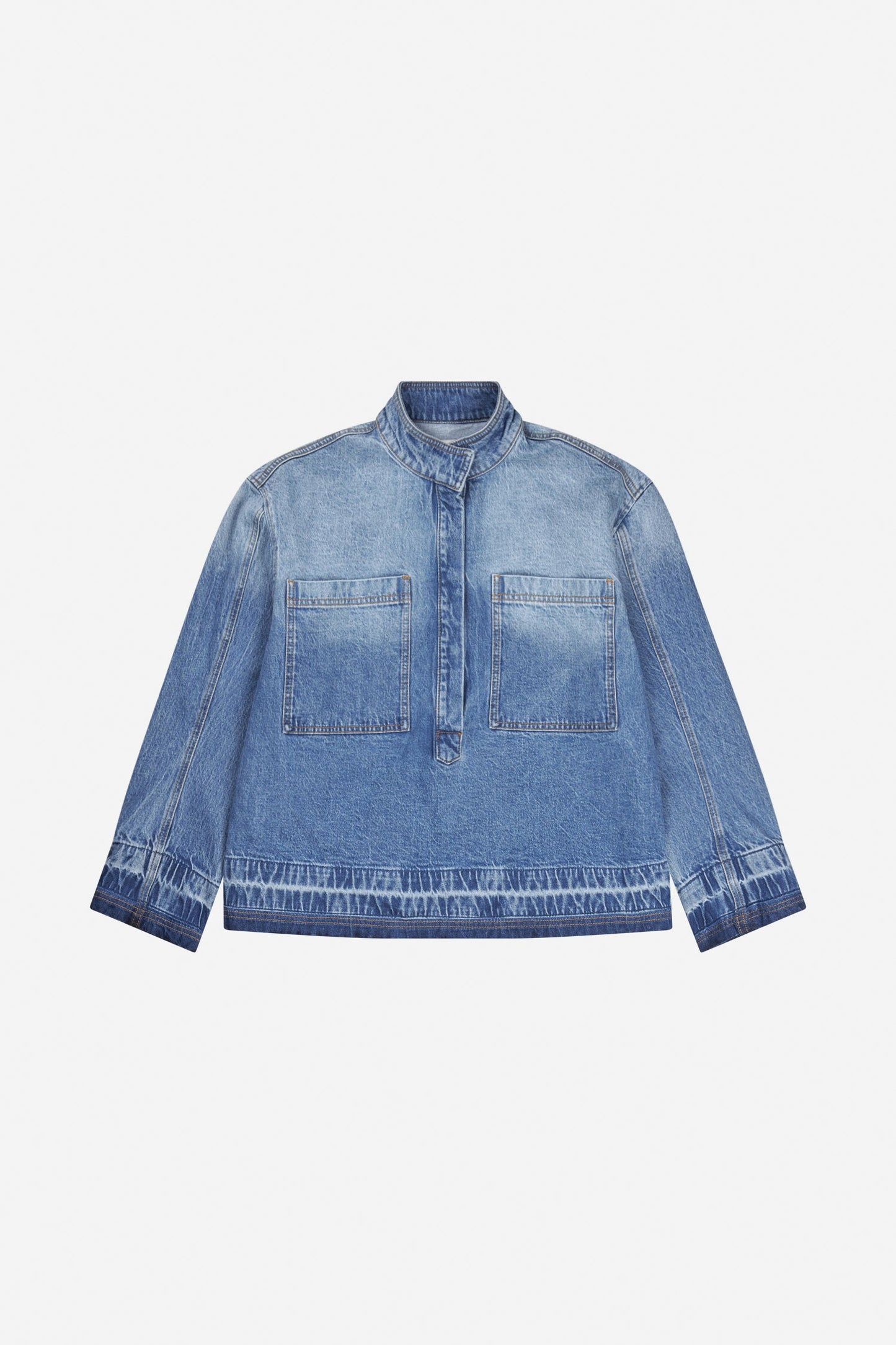 Luxa Denim Blouse Light Blue