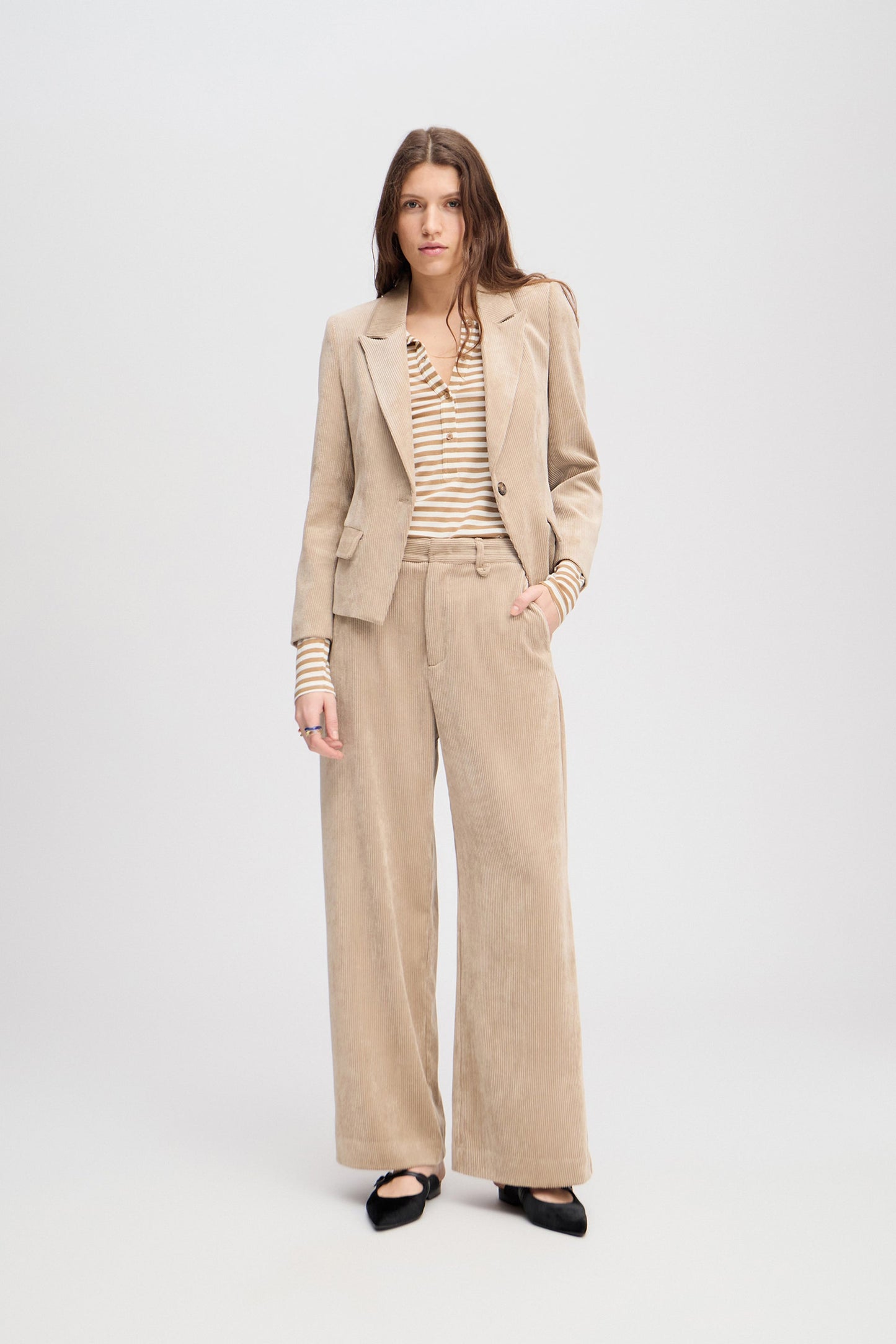 Lelouis Corduroy Trouser Latte