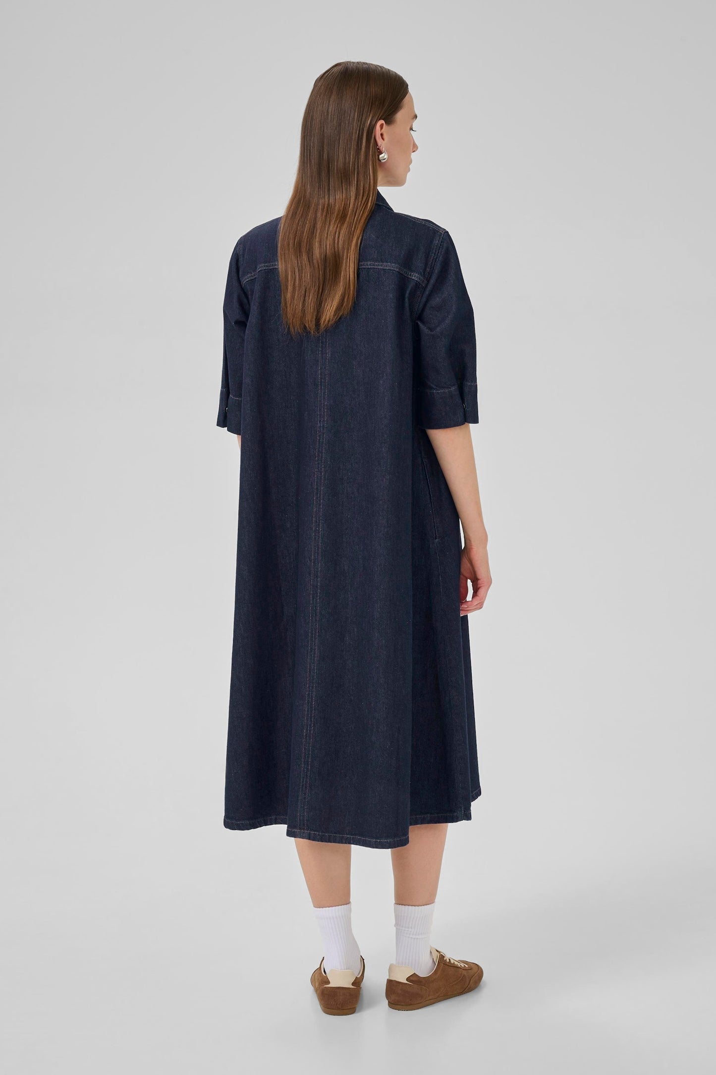 MaloMW 143 Long Dress Dark Blue