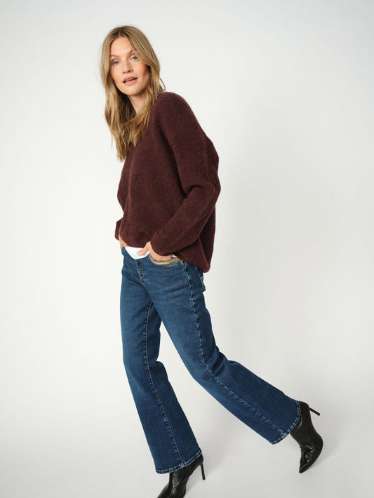 MMCecilia Perla Ankle Jeans Dark Blue