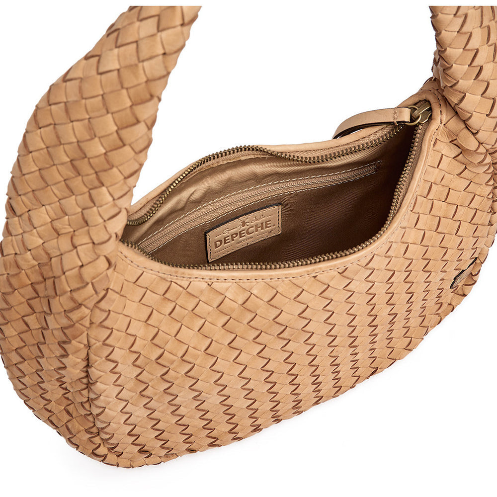 16462 - Woven Shoulder Bag Sand