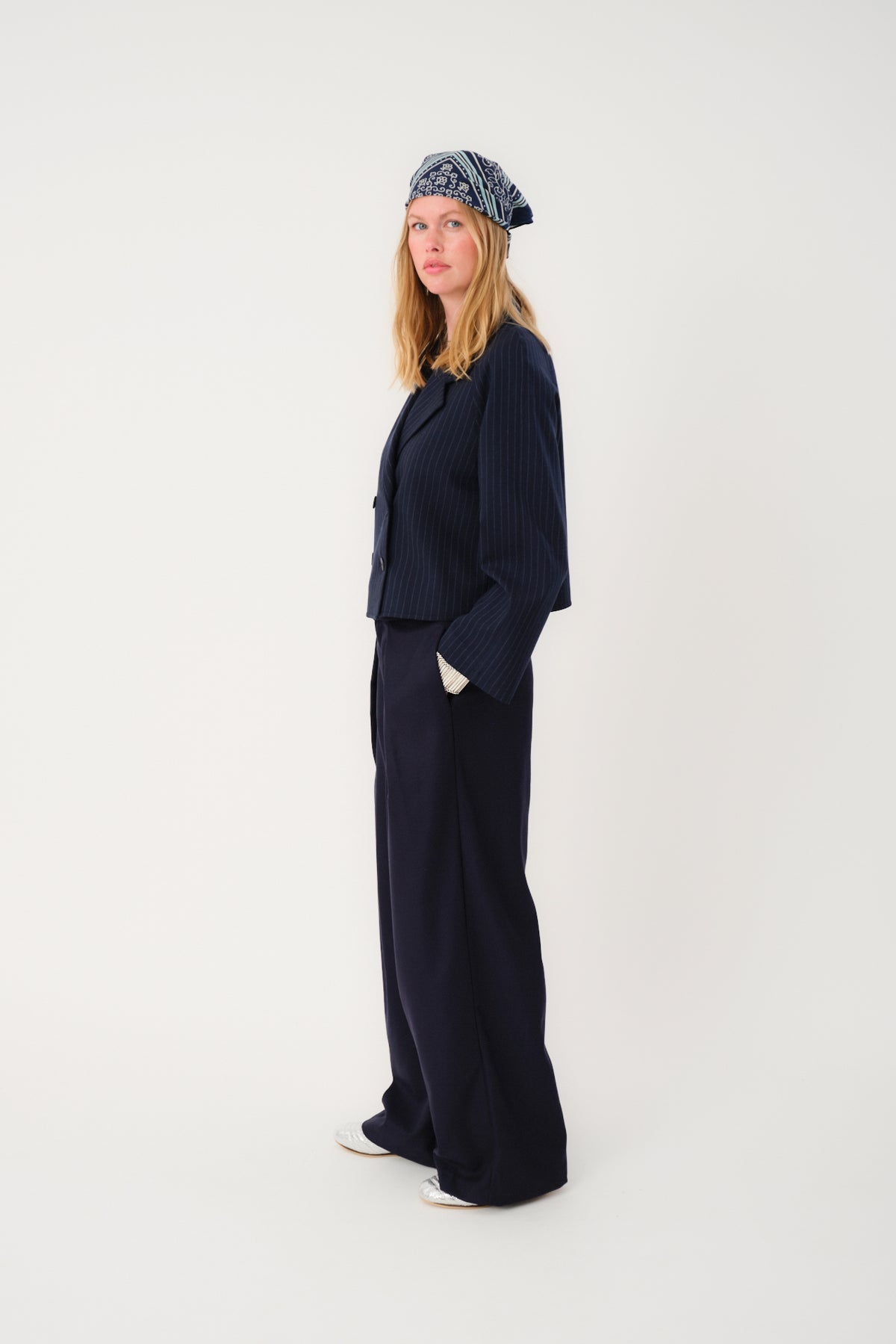 ZolaLL Tailored Trouser Dark Navy