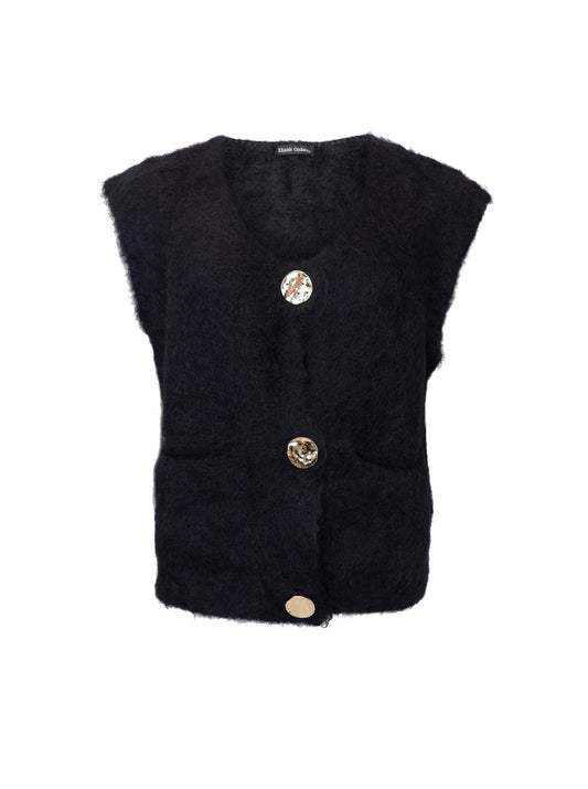 BCBjoerk Knitted Big Botton Vest