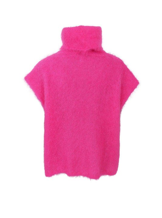 BCBjoerk Rollneck Vest Pink