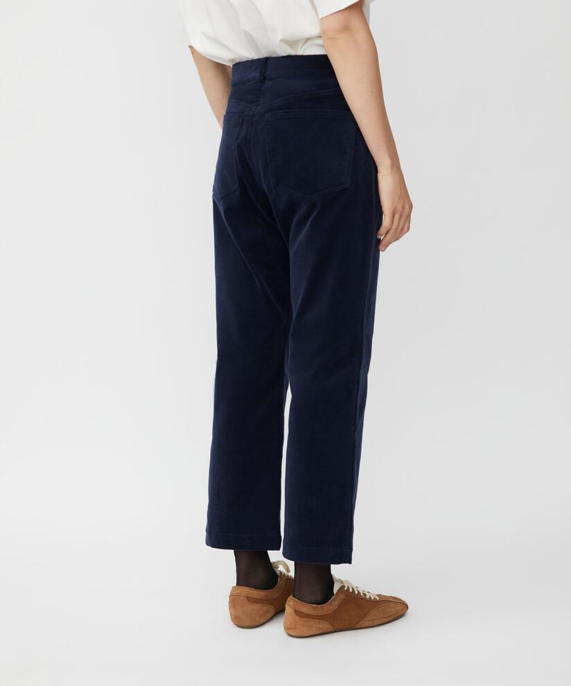 MaPortisca Corduroy Trouser Navy Blazer