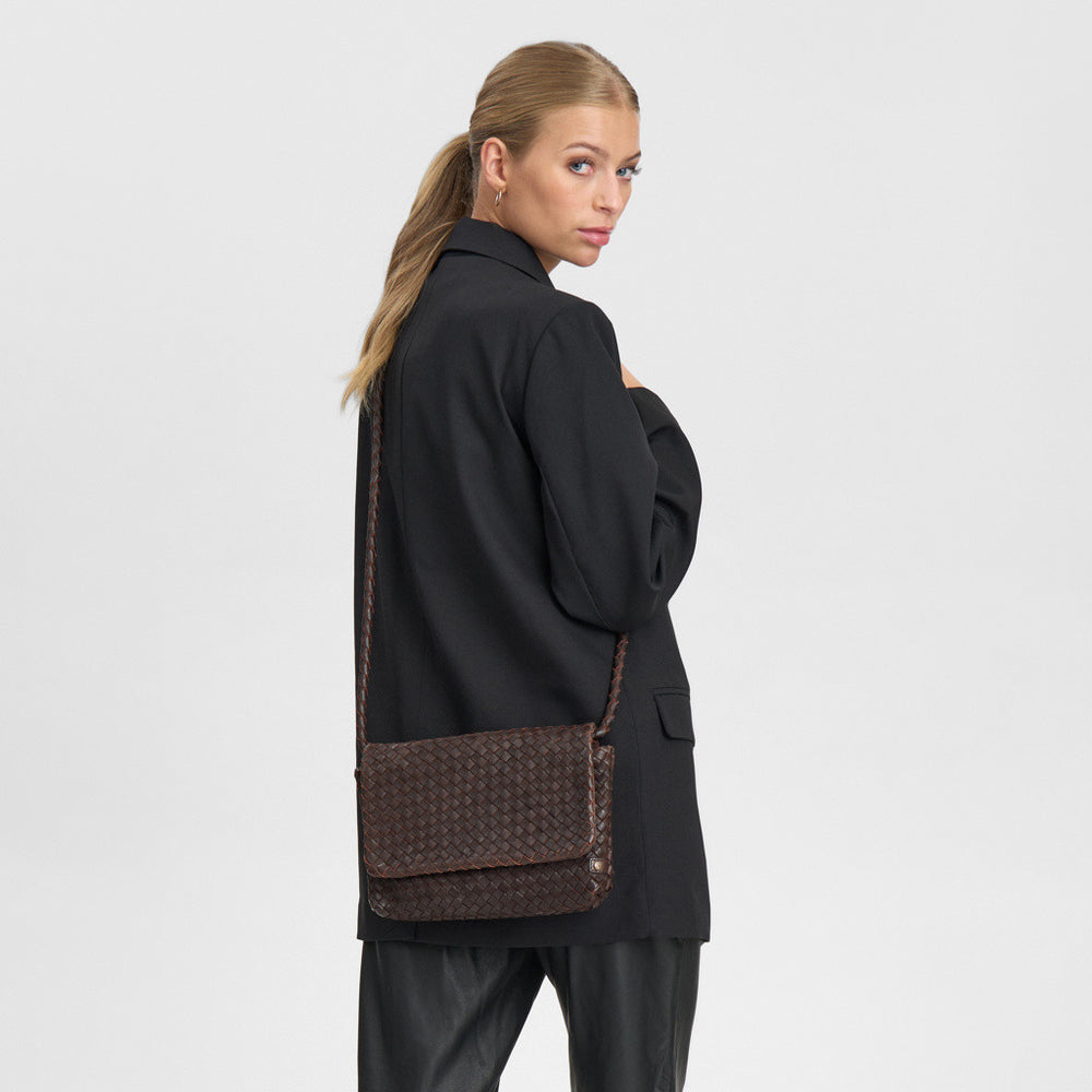 16690 - Woven Clutch/Crossover Handbag