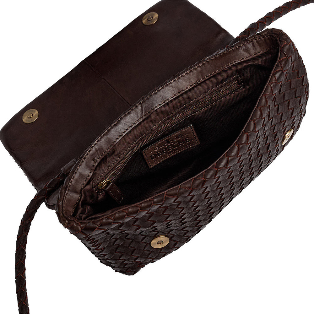 16690 - Woven Clutch/Crossover Handbag
