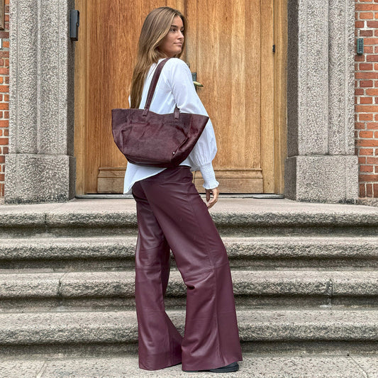 51264 - Boa HW Leather Wide Leg Trouser