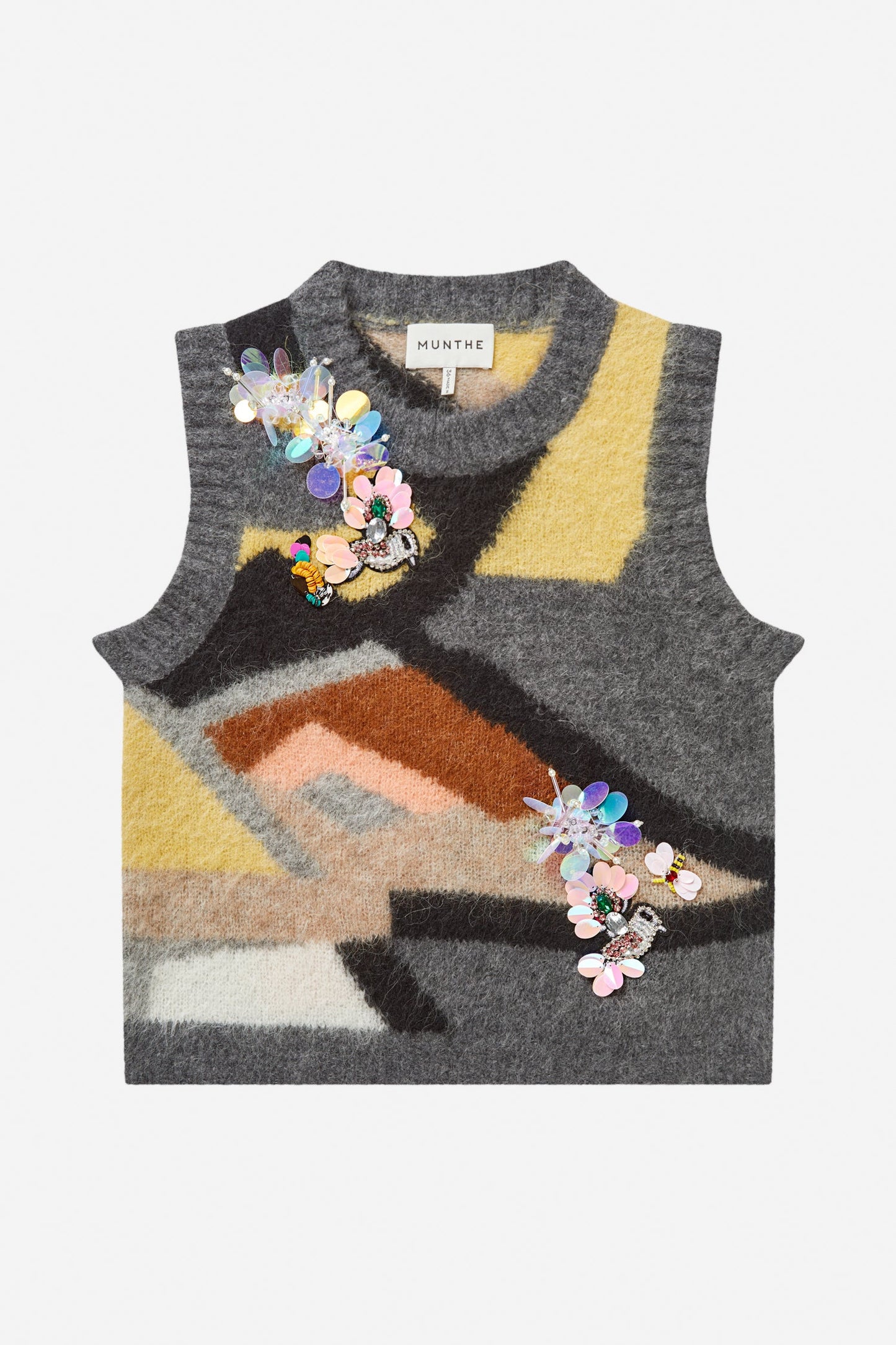 Rubble Floral Detail Vest Mix