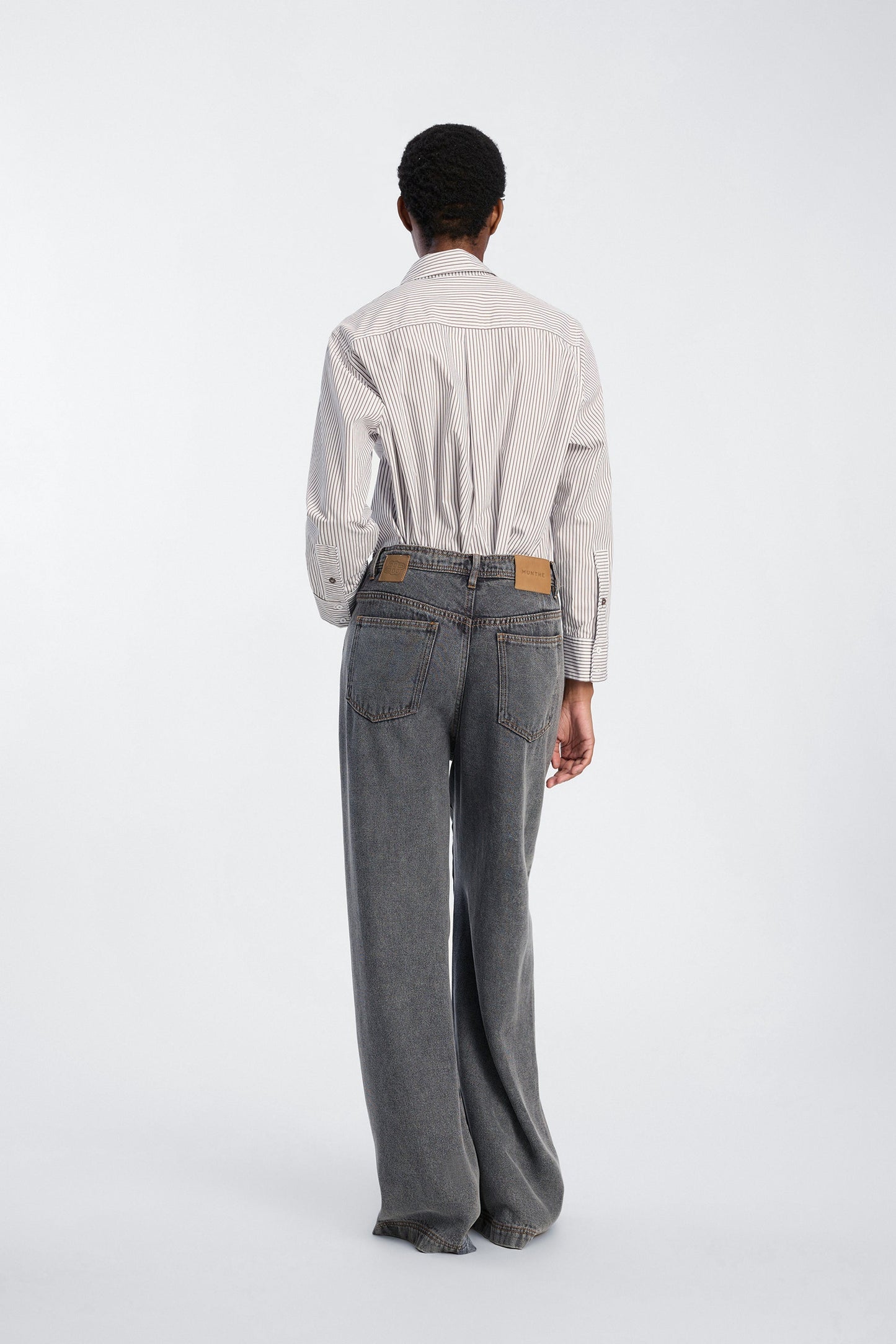 Obey Jeans with Pull Cord Grey