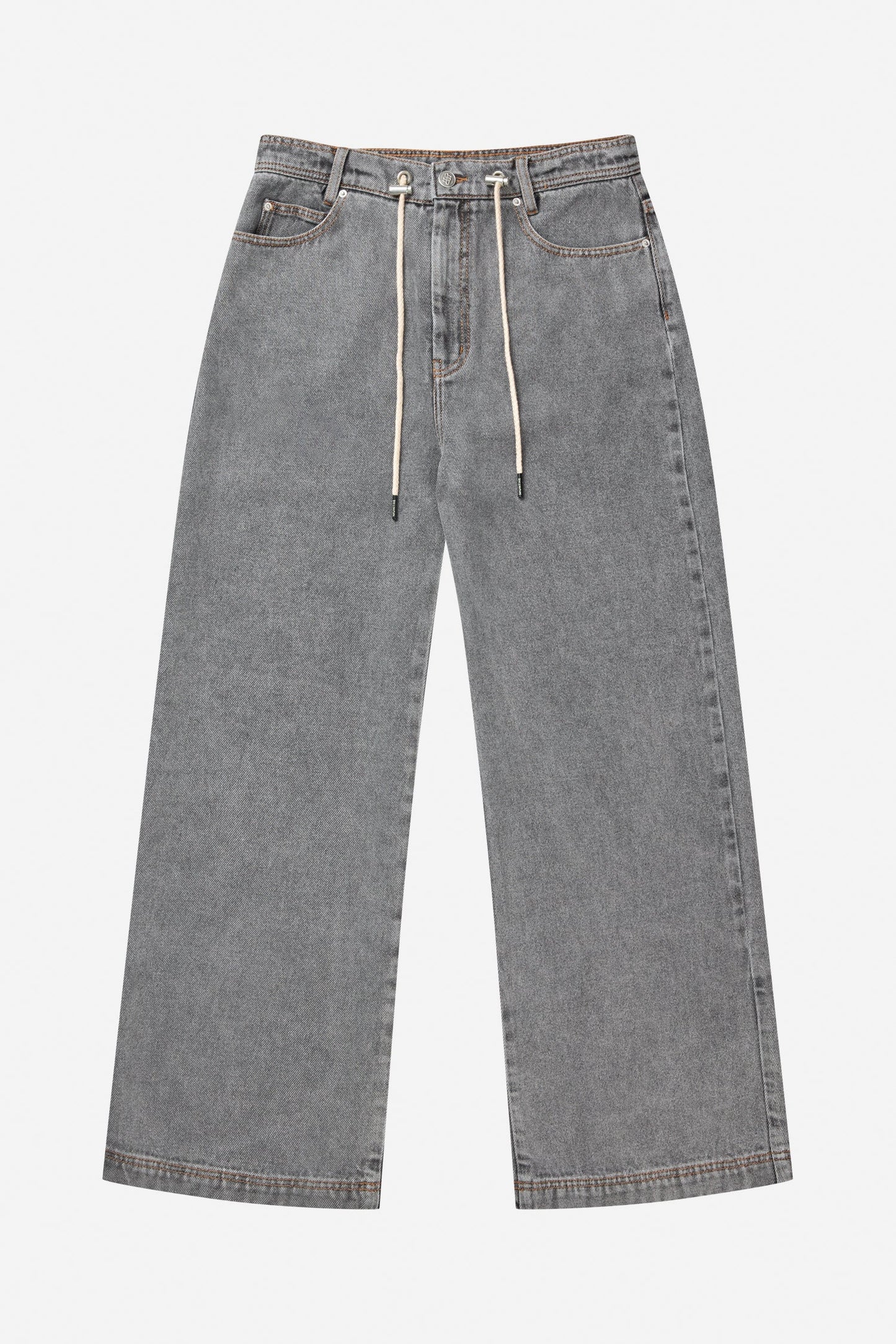 Obey Jeans with Pull Cord Grey