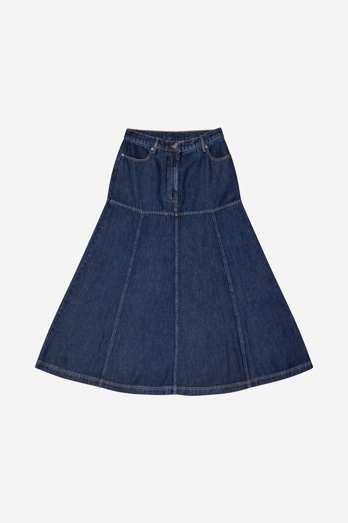 Tuxya Essential Denim Skirt Indigo