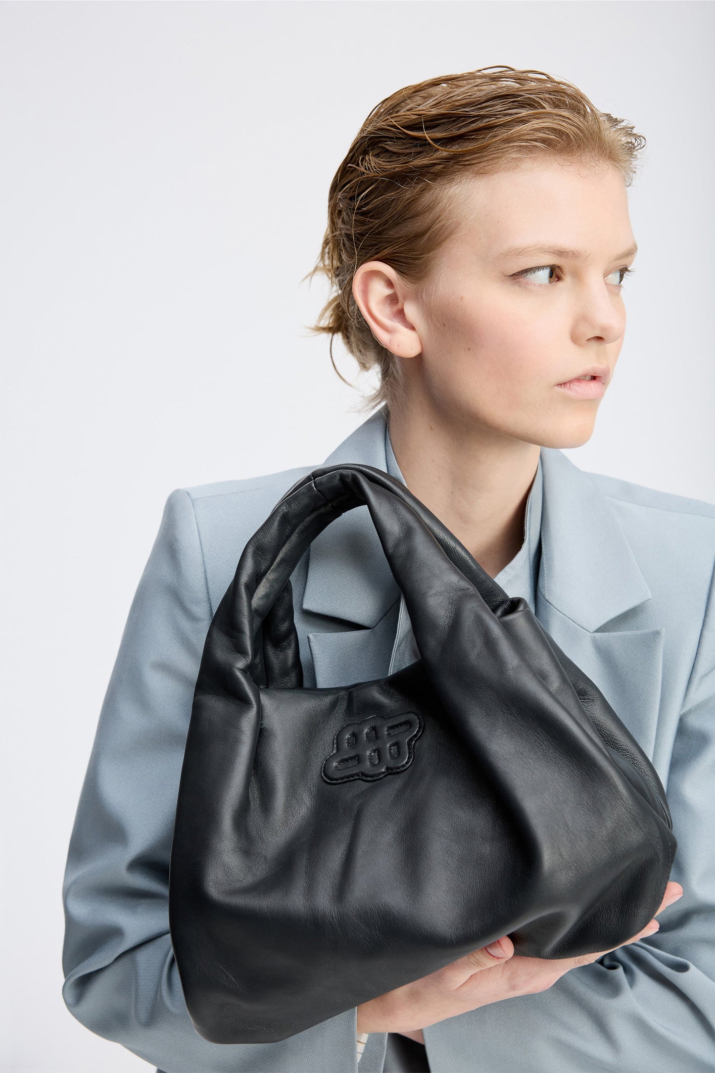 Lix Soft Leather Handbag Black