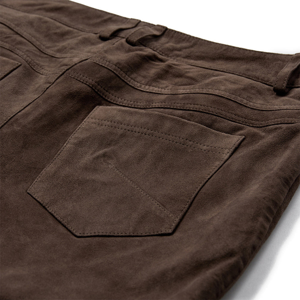 NaomiDEP Suede 7/8 Length Trouser Deer