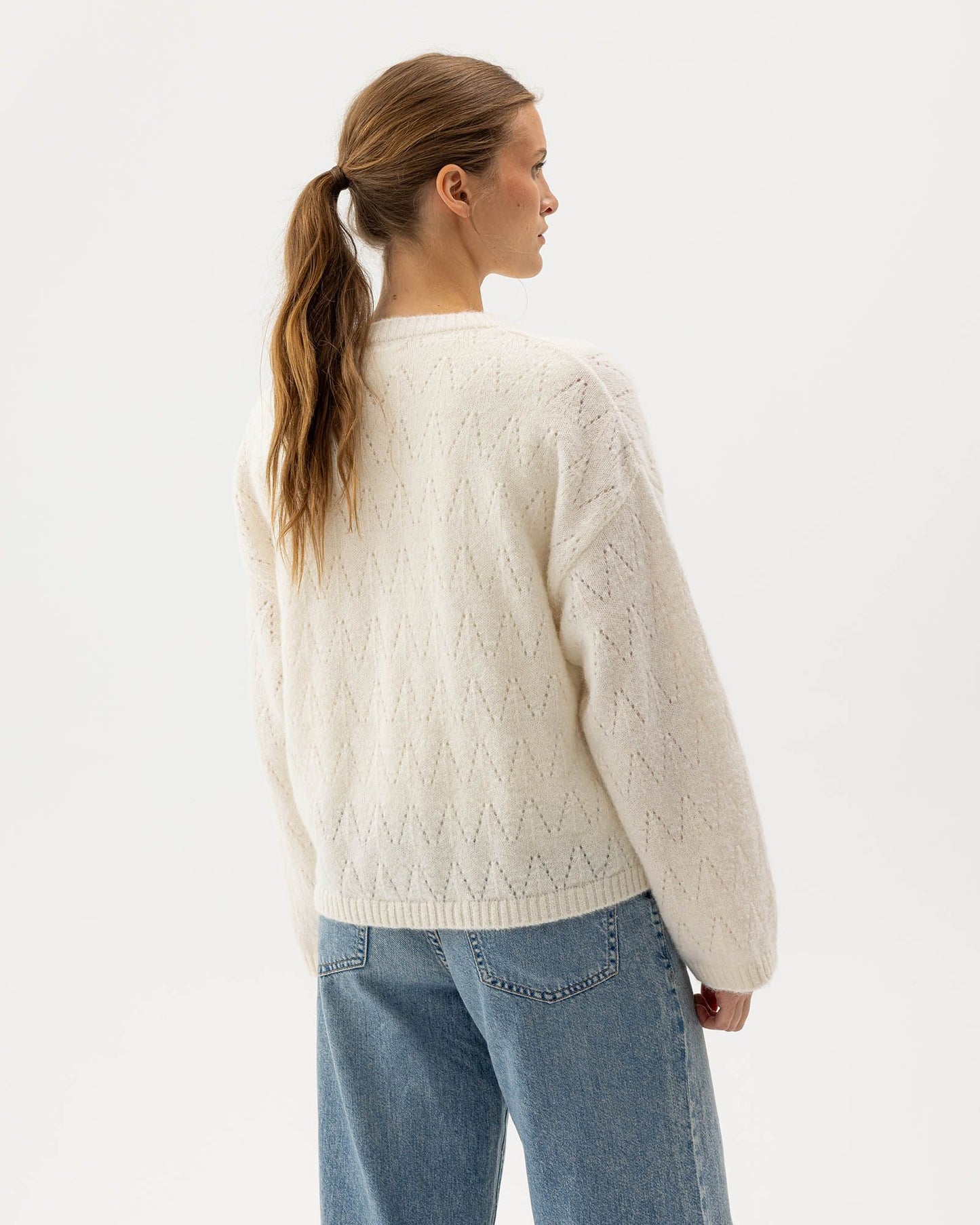 Elsy Knitted Cardigan Off White