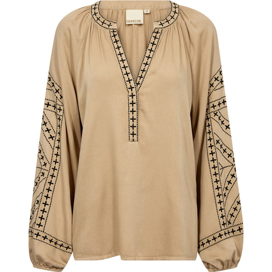 100388 - Liva Blouse Sand