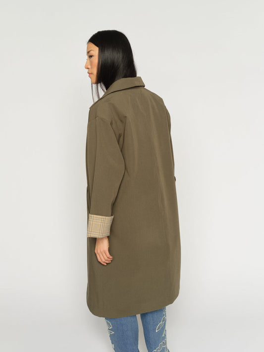 MMRiko Bora Trenchcoat Olive Night