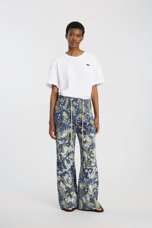 Obey Printed Denim Jeans with Sequence Indigo