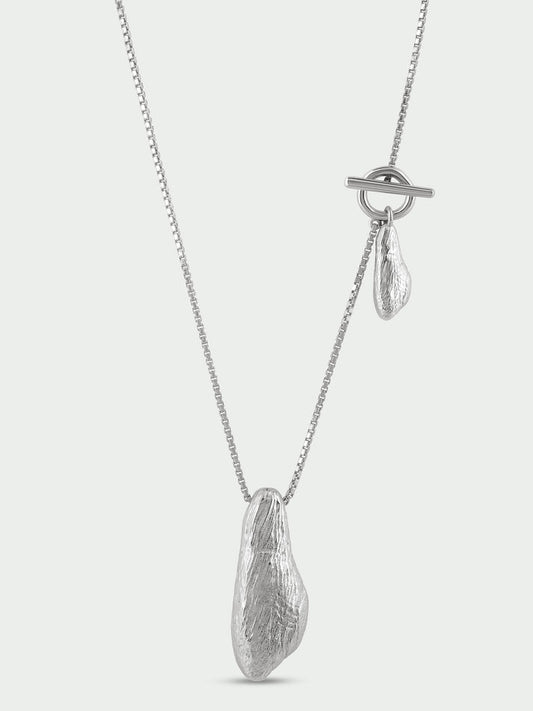 NE799S - Ashen Necklace Silver