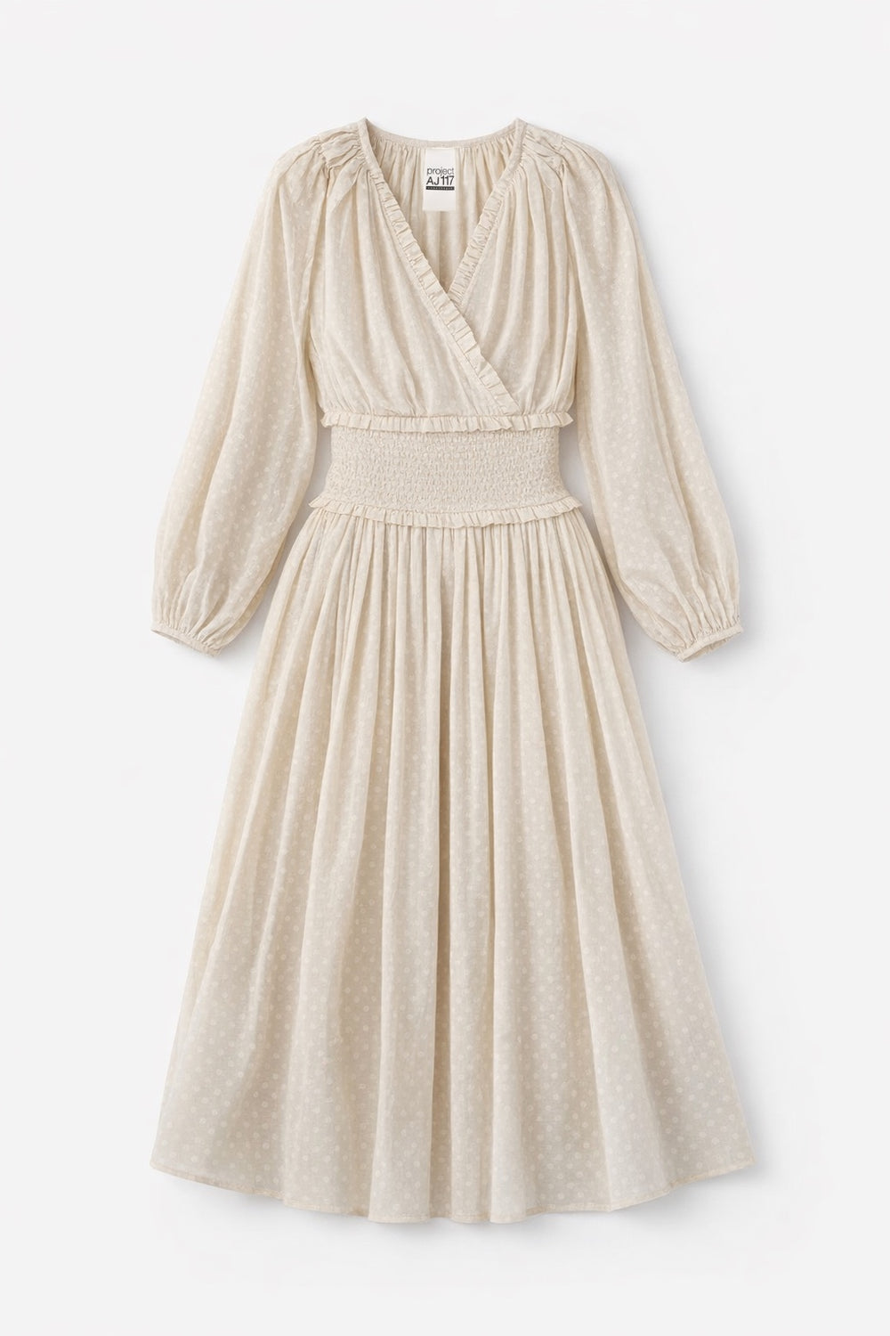 Camelia Cotton Dress Pale Blush