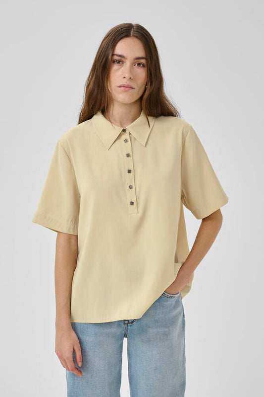 MWMindy Polo T-Shirt Brown Rice