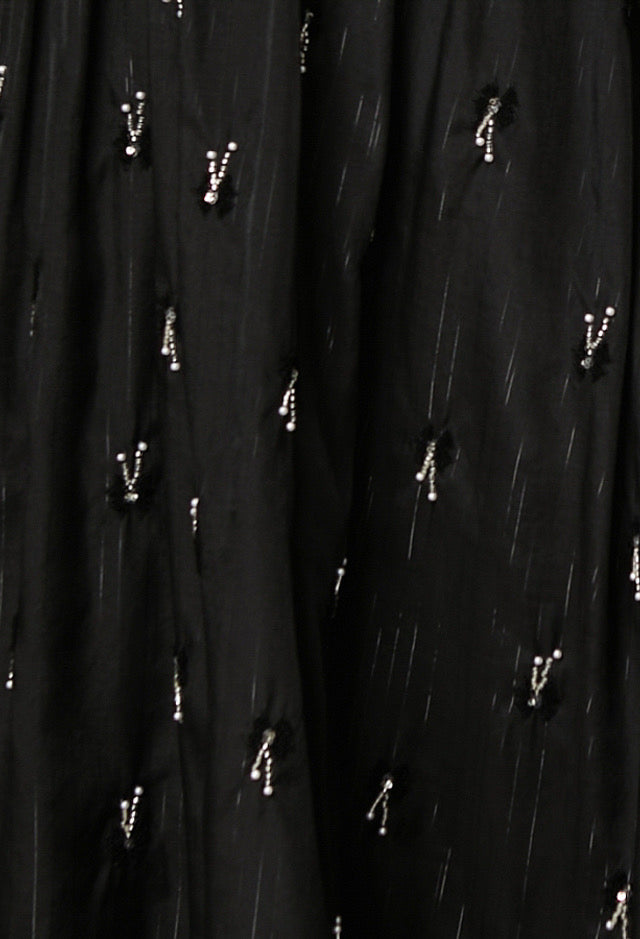 Mia Organza Skirt Black
