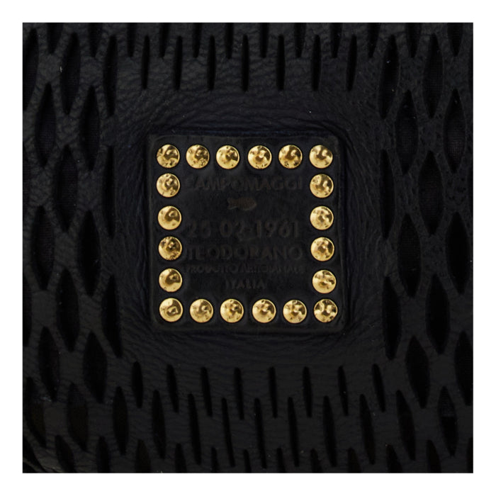 Campomaggi Cosimal Lacer Cut Shopper Bag Blue