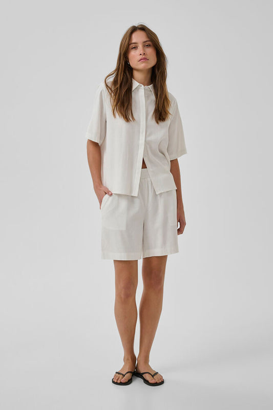 MWDias SS Boxy Shirt Bright White