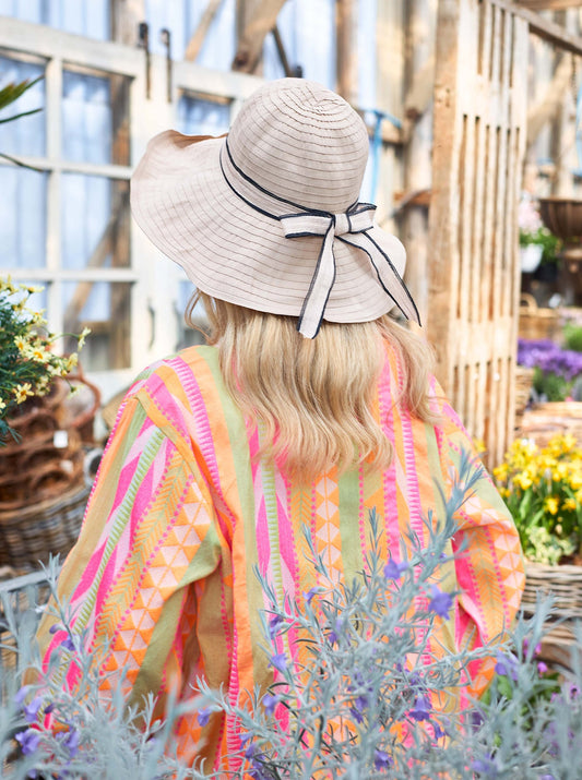 BCPortofino Ribbon Hat Beige