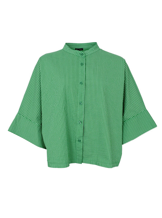 BCAlly Loose Fitted Striped Shirt